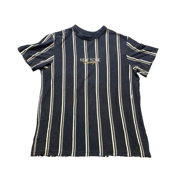 Brooklyn New York Shirt Adult Extra Large Black‎ No Boundaries Embroidered Mens - Picture 1 of 7